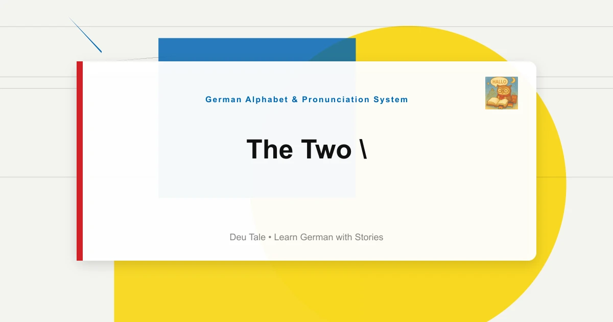 The Two "CH" Sounds: Ich-Laut vs Ach-Laut Tutorial