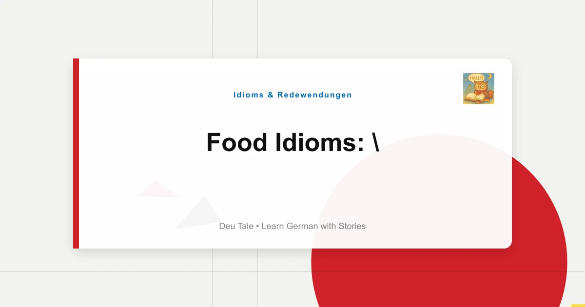 Featured image for Food Idioms: "Die Kirche Im Dorf Lassen" Explained
