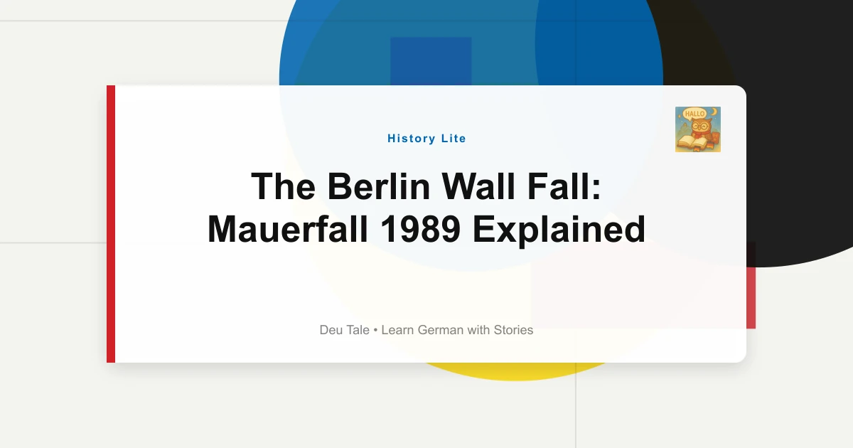 The Berlin Wall Fall: Mauerfall 1989 Explained